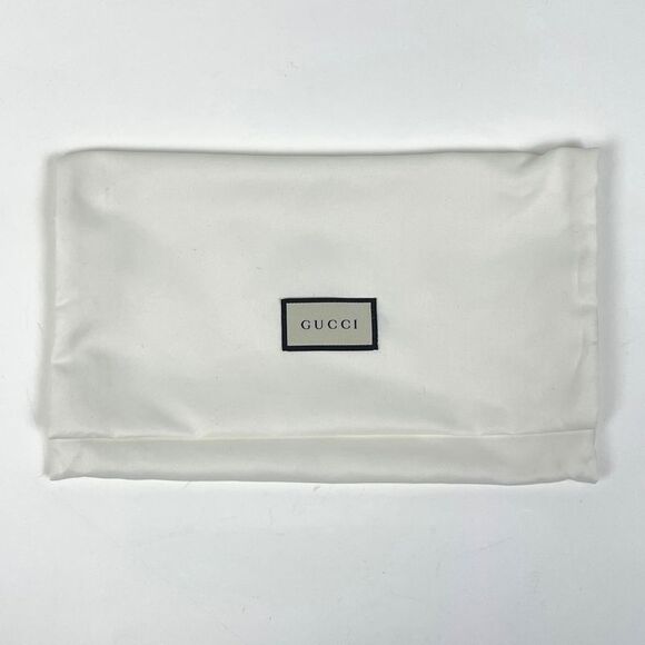 Gucci Ggmarmont Long Wallet Bicolor Heart Double G Long Leather Black White - Picture 8 of 8